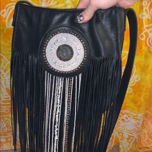 Fringe purse